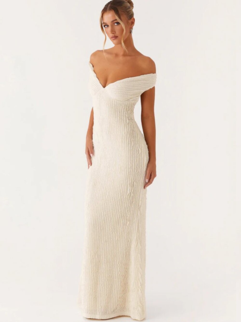 Peppermayo Chantelle Maxi Dress - Ivory